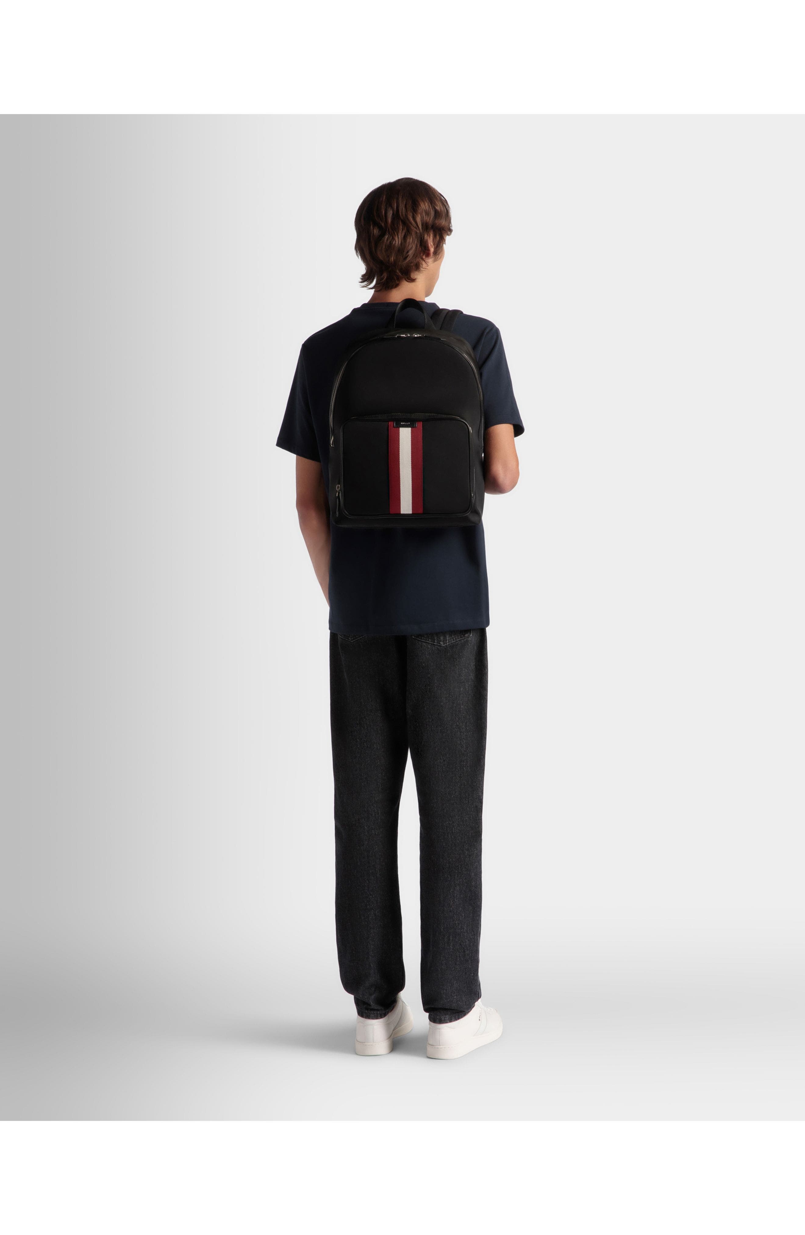 Bally Code Backpack, Alternate, color, Black