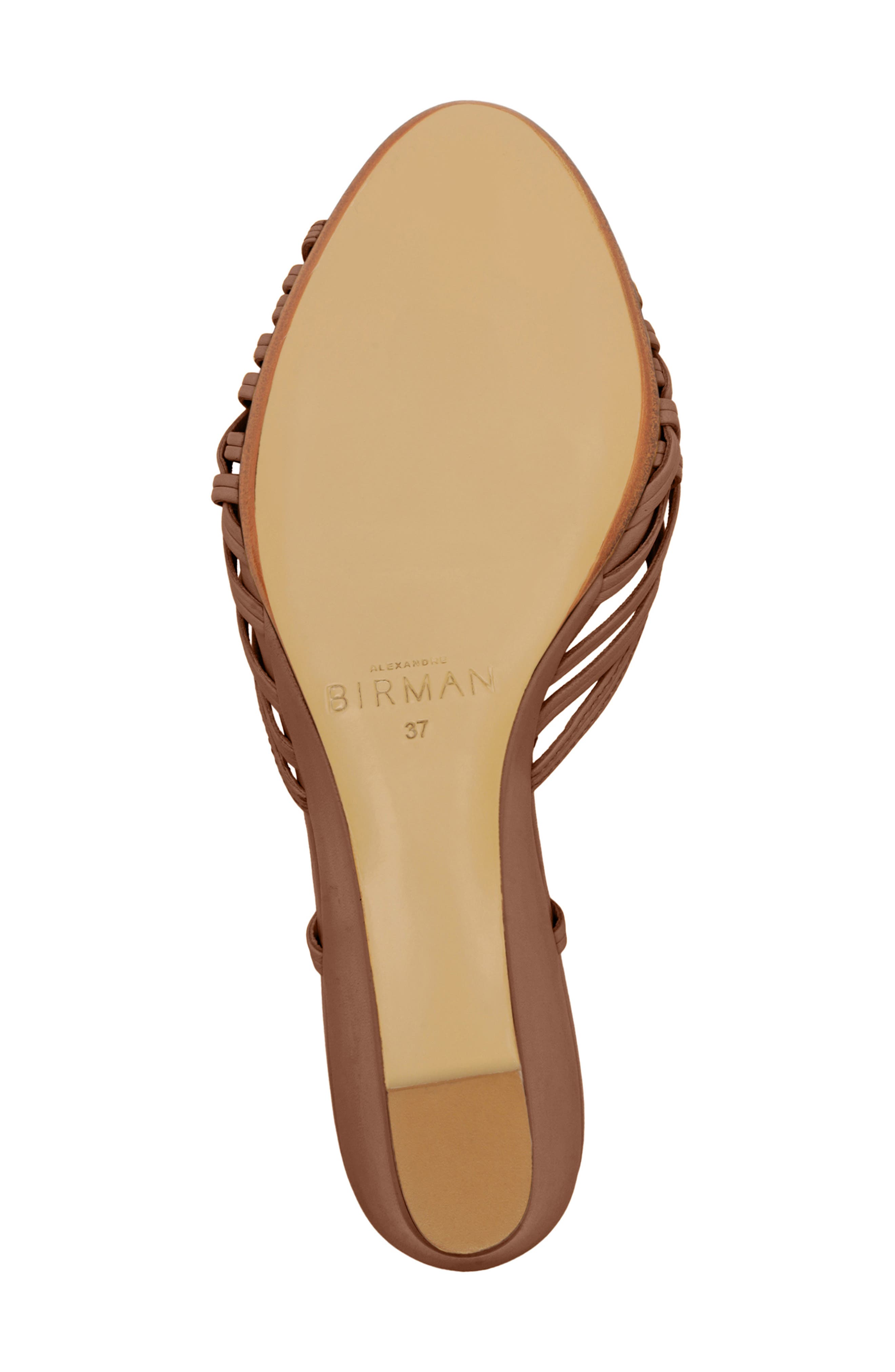 Lilian Woven Wedge Slide Sandal, Alternate, color, ESPRESSO
