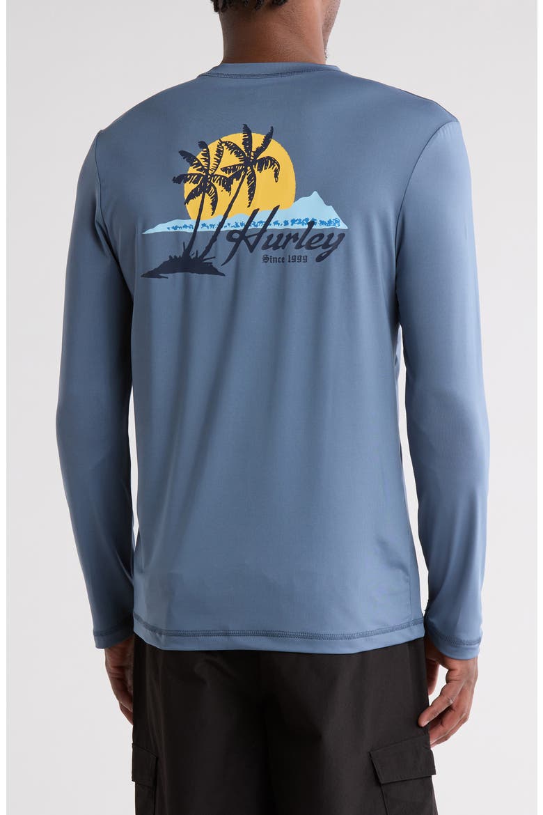 Island Long Sleeve Rashguard T-Shirt, Alternate, color, HYPNOTIC
