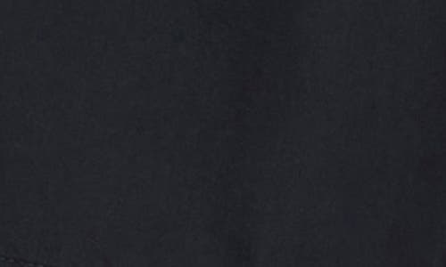 Nydj Jayne Denim Ankle Wide Leg Drawstring Shorts In Overdye Black