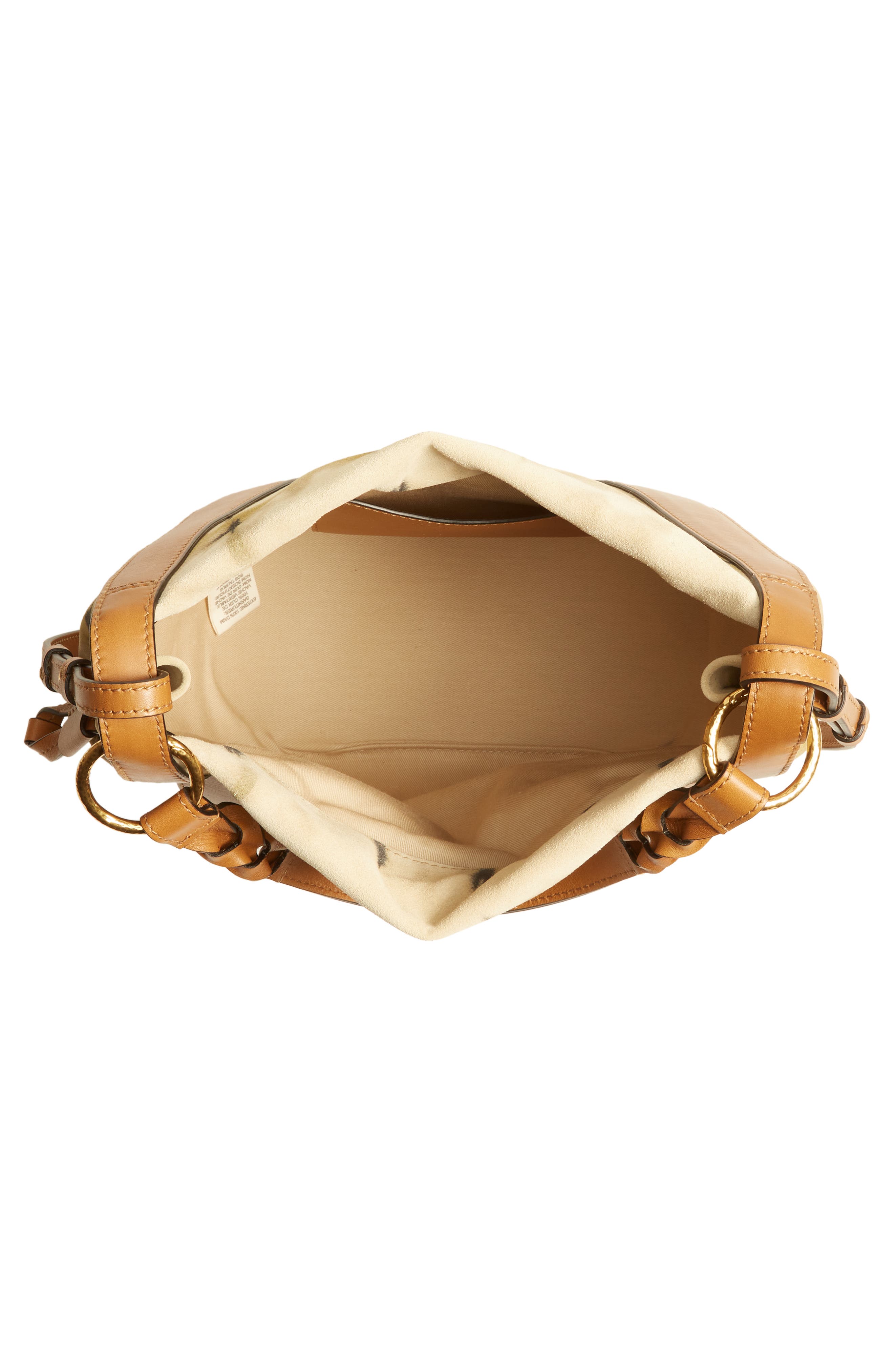 Ulla Johnson Hilma Tie Dye Leather Bucket Bag, Alternate, color, 