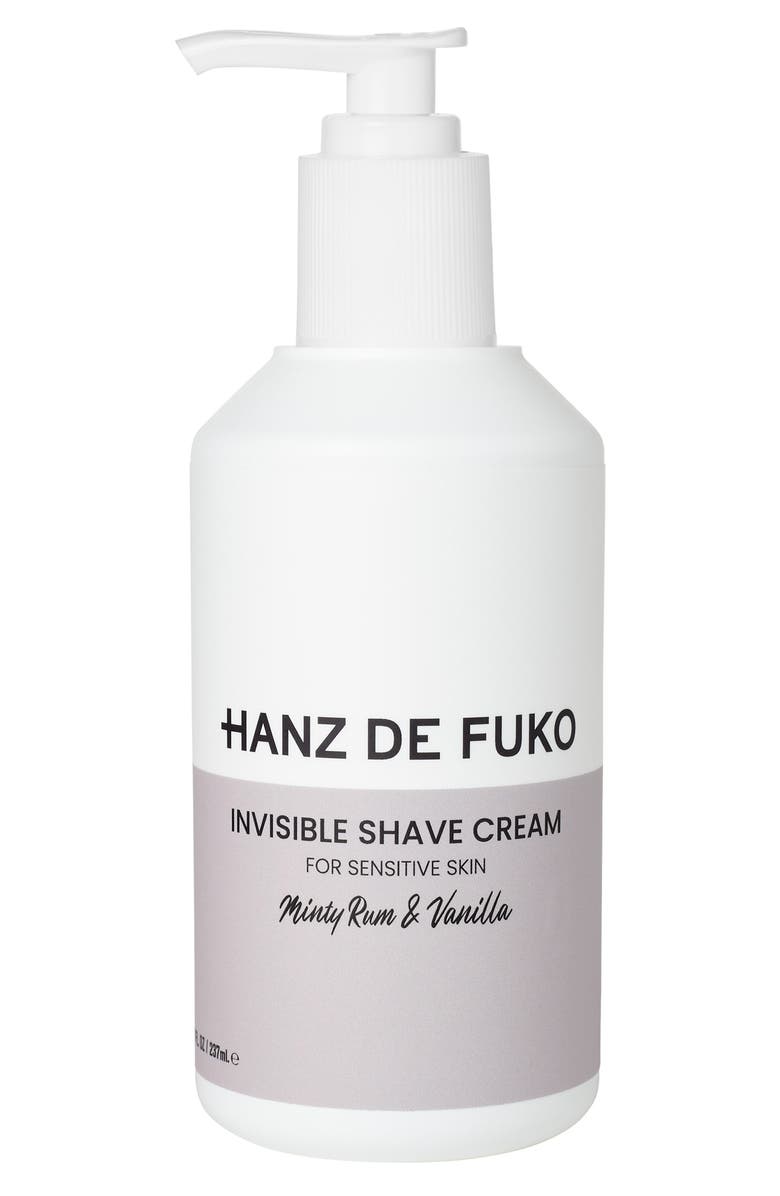 Hanz de Fuko Invisible Shave Cream, Main, color, 