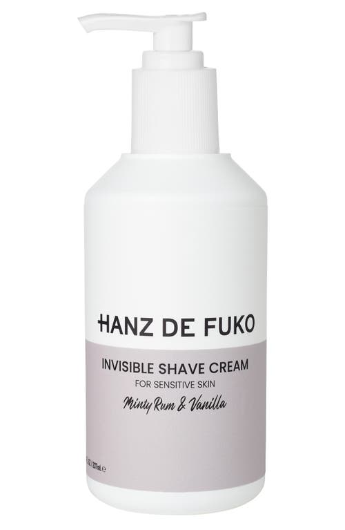 Hanz de Fuko Invisible Shave Cream  product