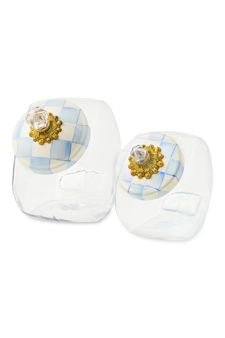 Sweets Jar with Sky Check Lid, Alternate, color, SKY CHECK