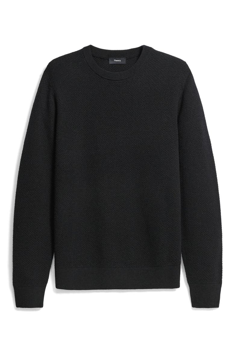 Maden T.Novo Crewneck Wool Sweater, Alternate, color, BLACK - 001