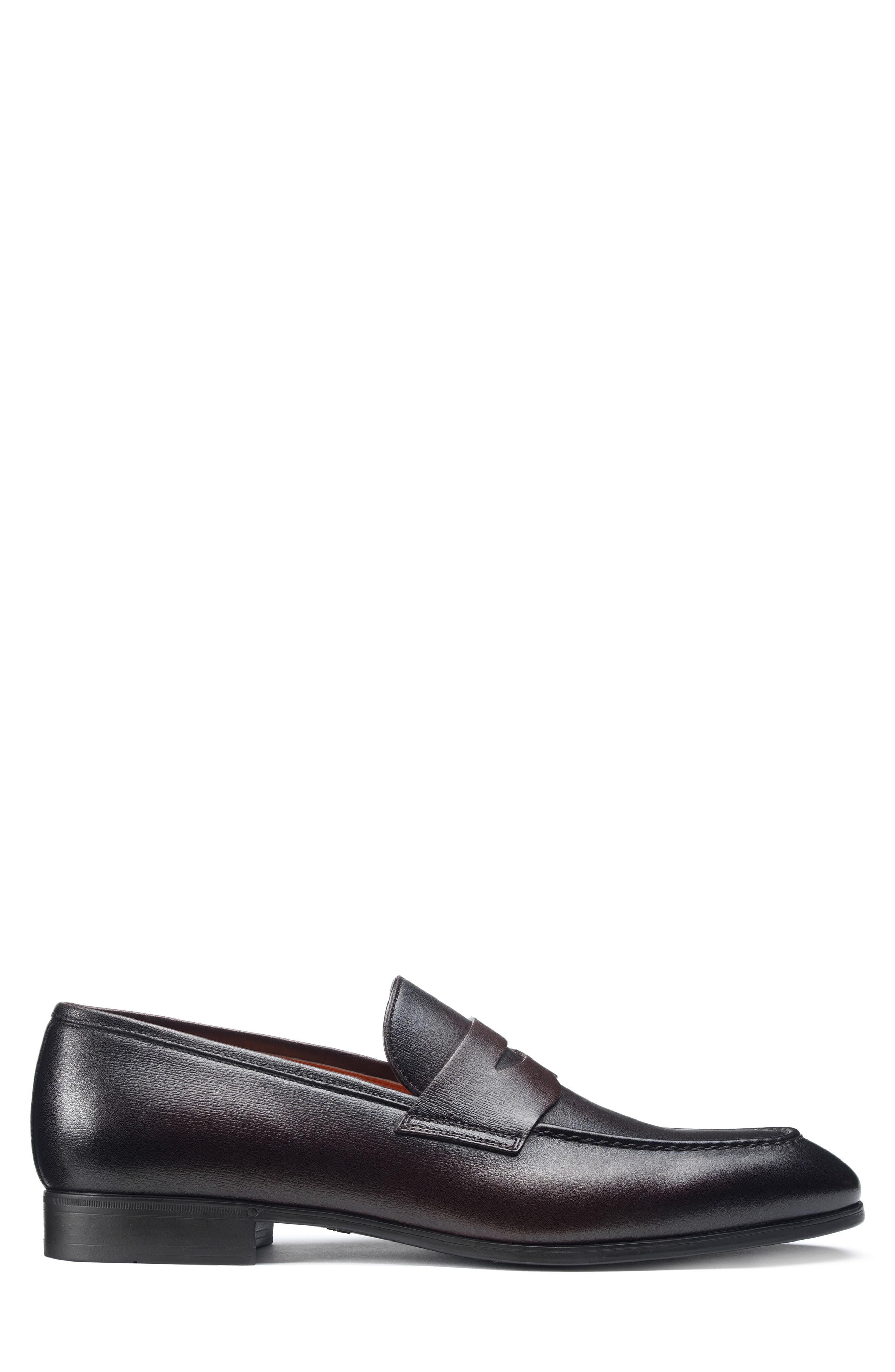 Gavin Penny Loafer, Alternate, color, BROWN