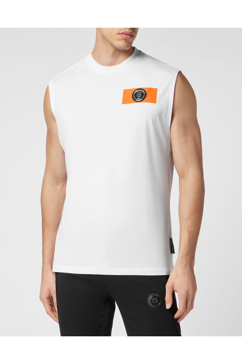 Tank Top Men, Main, color, white