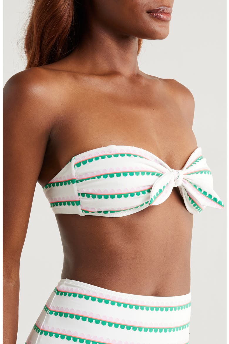 Ava Bandeau Bikini Top, Alternate, color, KIBEBI FRAGARIA