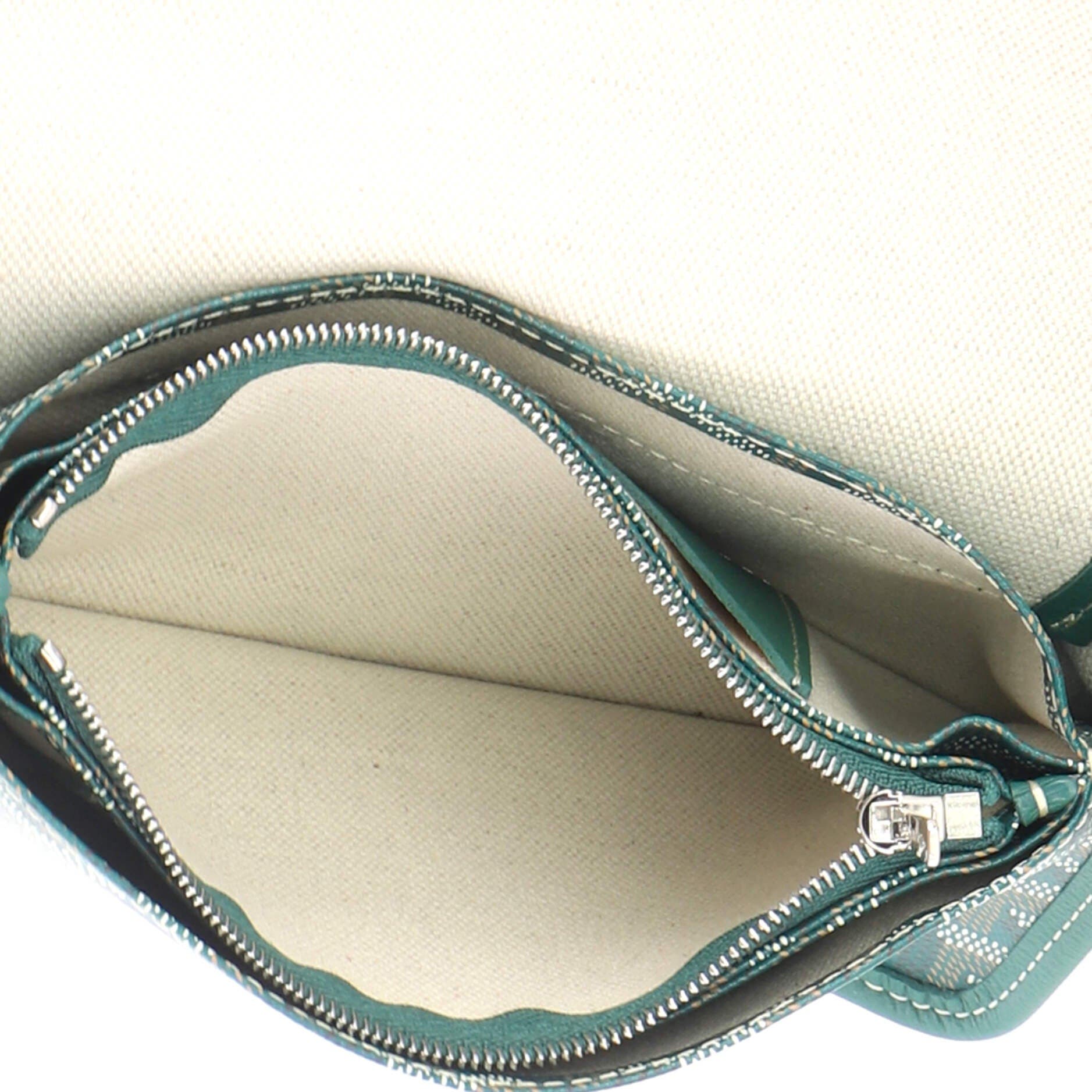 Plumet Clutch Wallet Coated Canvas, Alternate, color, Green
