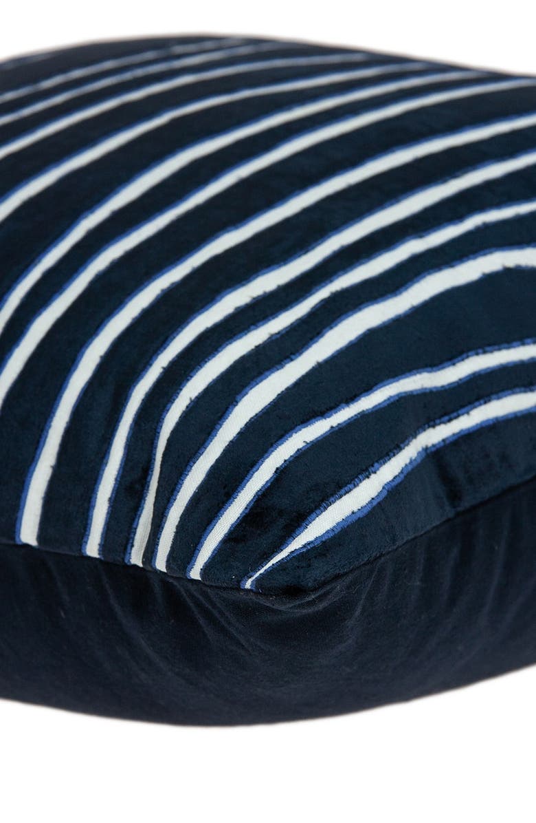 PARKLAND COLLECTION Aya Transitional Pillow - 20" x 20" - Blue, Alternate, color,