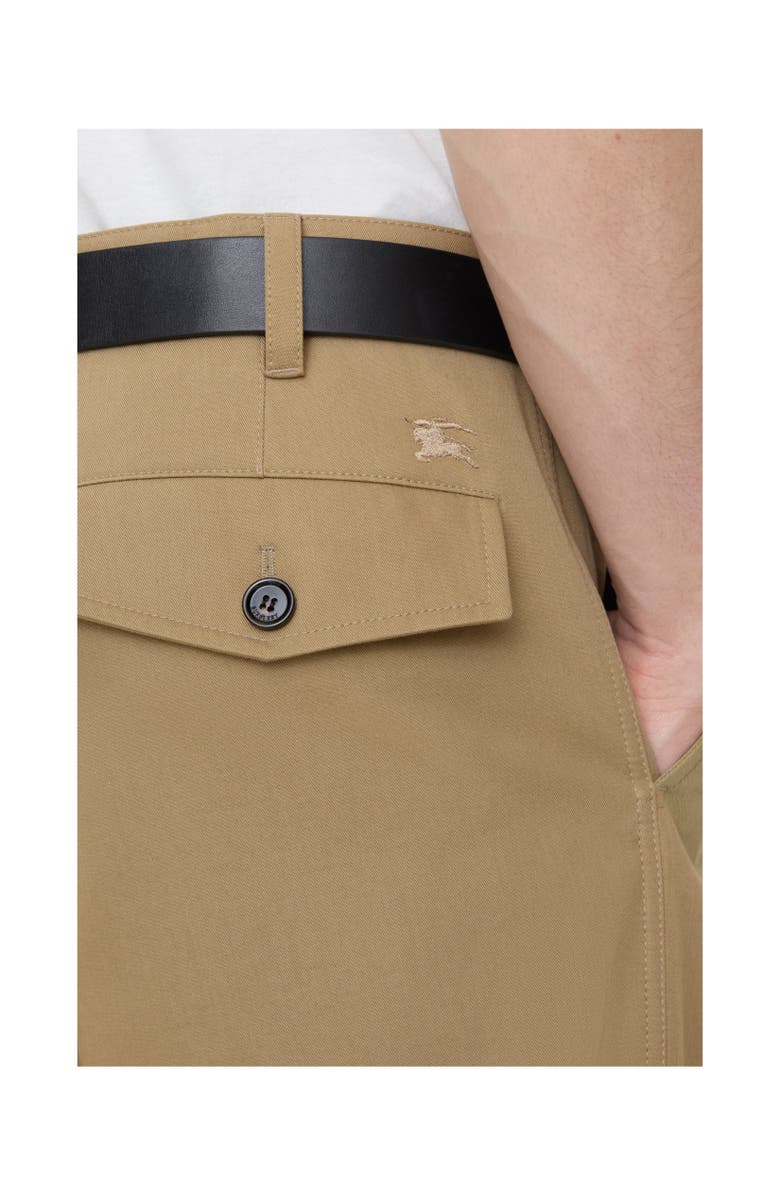 Burberry Cotton Twill Chinos, Alternate, color, Sparrow Beige