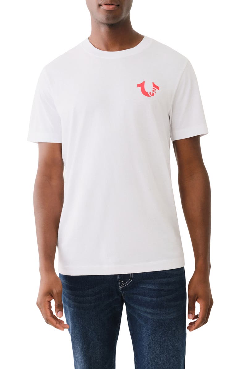True Religion Tourist Graphic T-Shirt, Main, color, 