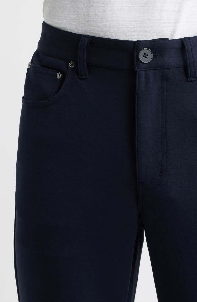 Bugatchi Soft Touch Five Pocket Pants, Alternate, color, Navy