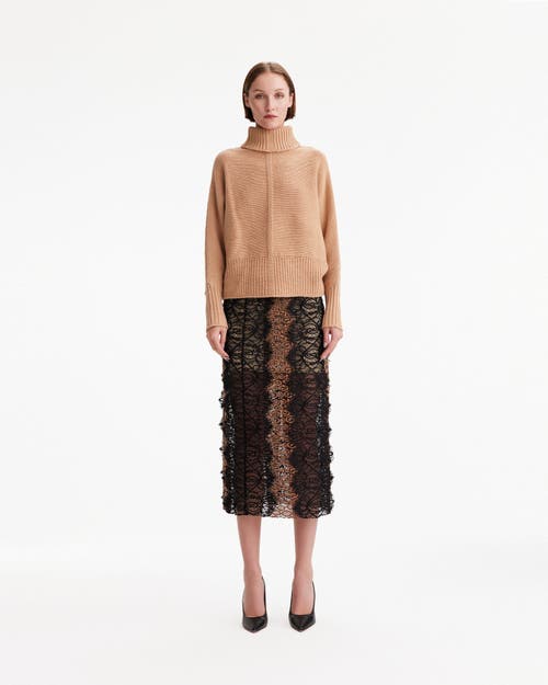 Theo The Label Pallas Dolman High-rib Turtleneck In Black