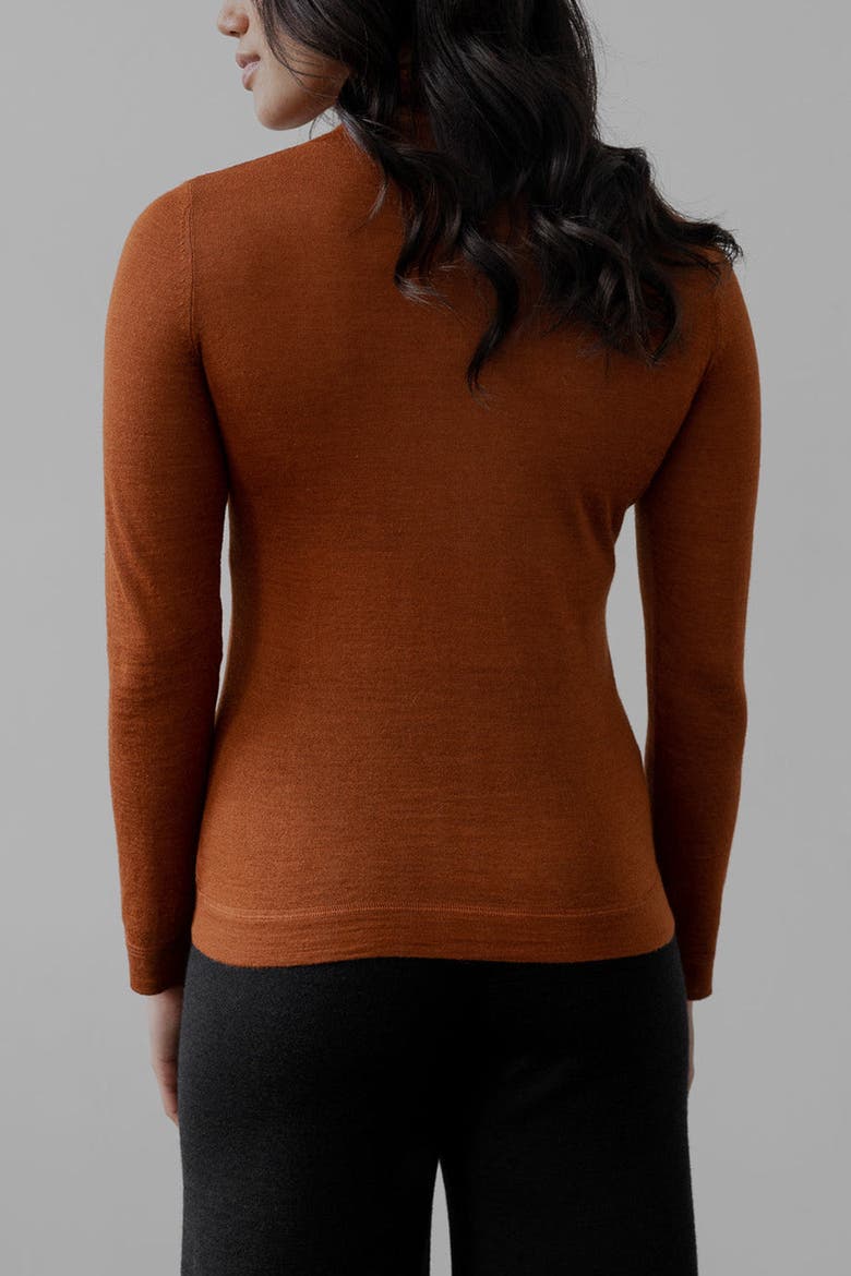 T Neck Pullover, Alternate, color, RUST