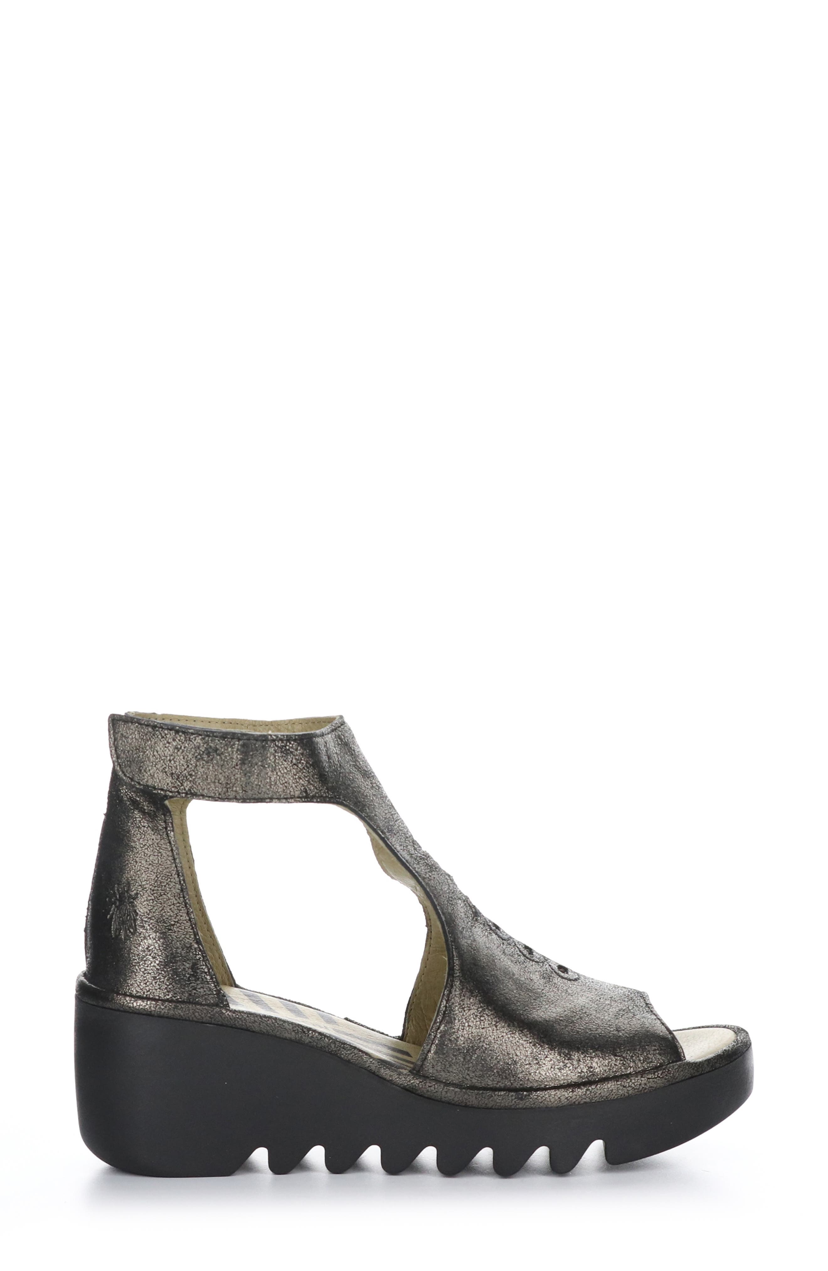 Fly London Bezo Wedge Sandal, Alternate, color, 