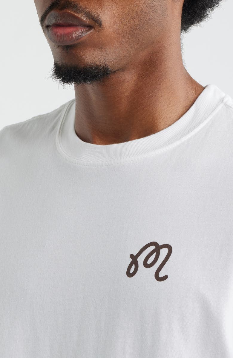 Malbon Golf Bermuda Championship Cotton Graphic T-Shirt, Alternate, color, White