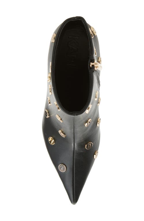 Karl Lagerfeld Paris Sadella Stiletto Bootie In Black