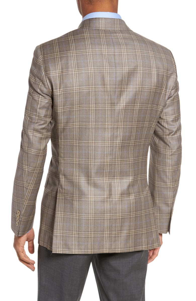Hart Schaffner Marx Classic Fit Plaid Wool Sport Coat, Alternate, color,