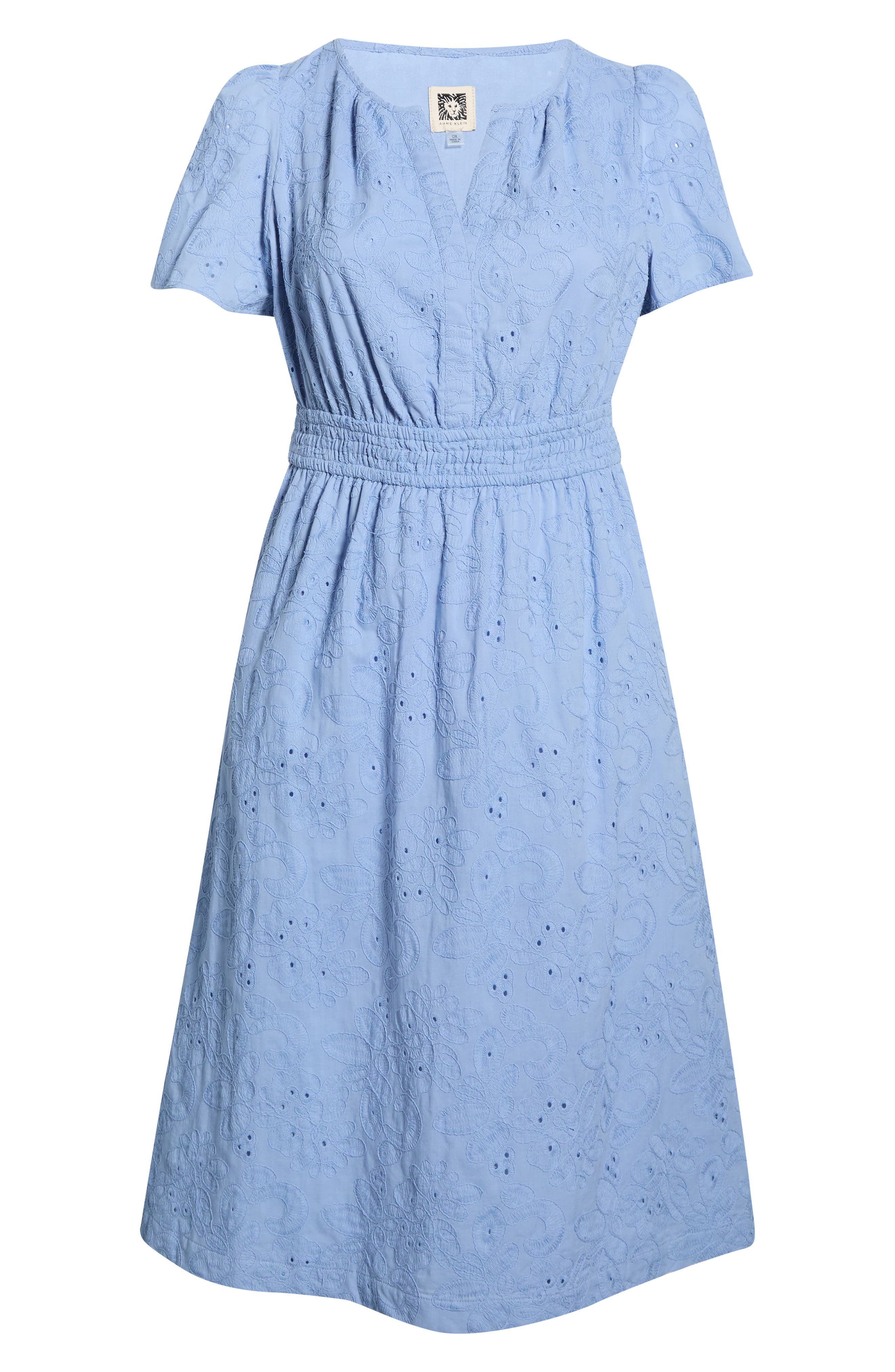 Anne Klein Embroidered Eyelet Lace Dress (Women) | Nordstrom