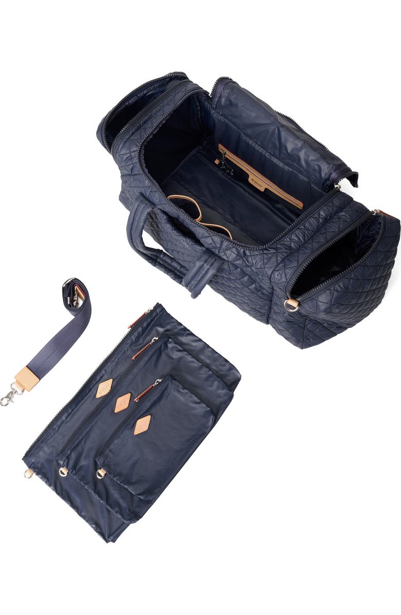 MZ Wallace Large Metro Team Quilted Nylon Duffle Bag, Alternate, color, Dawn