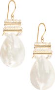 Freya Rose Pearl and Mother of Pearl Pear Drops