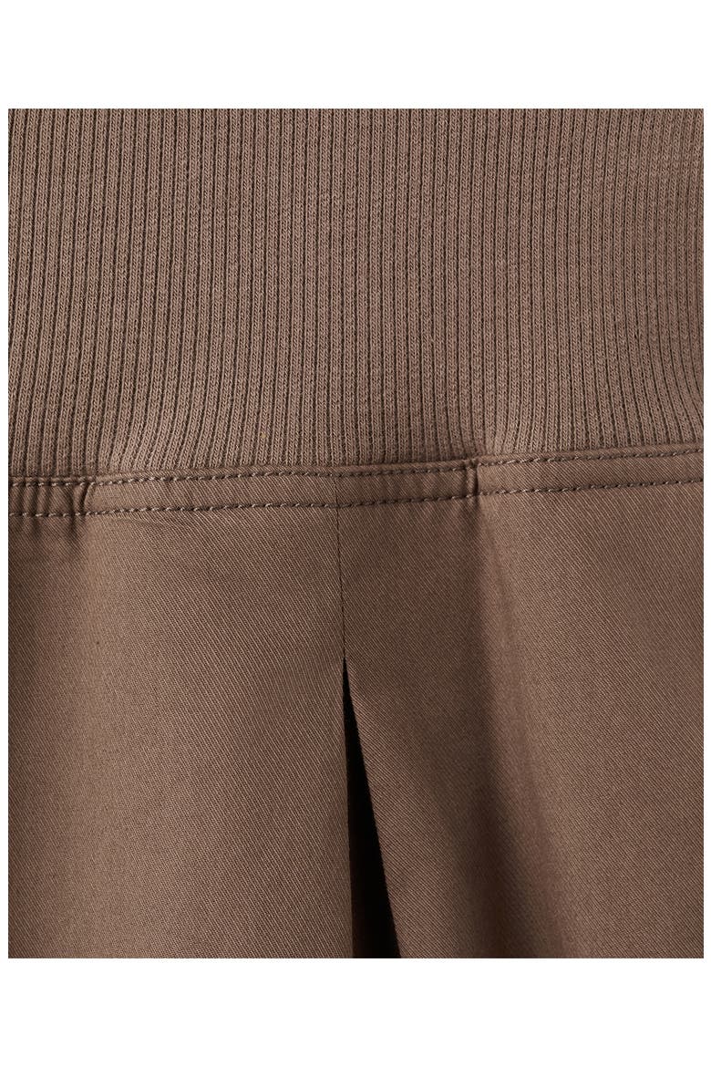 Pull-On High Waist Cotton Balloon Pants, Alternate, color, MEDIUM BROWN
