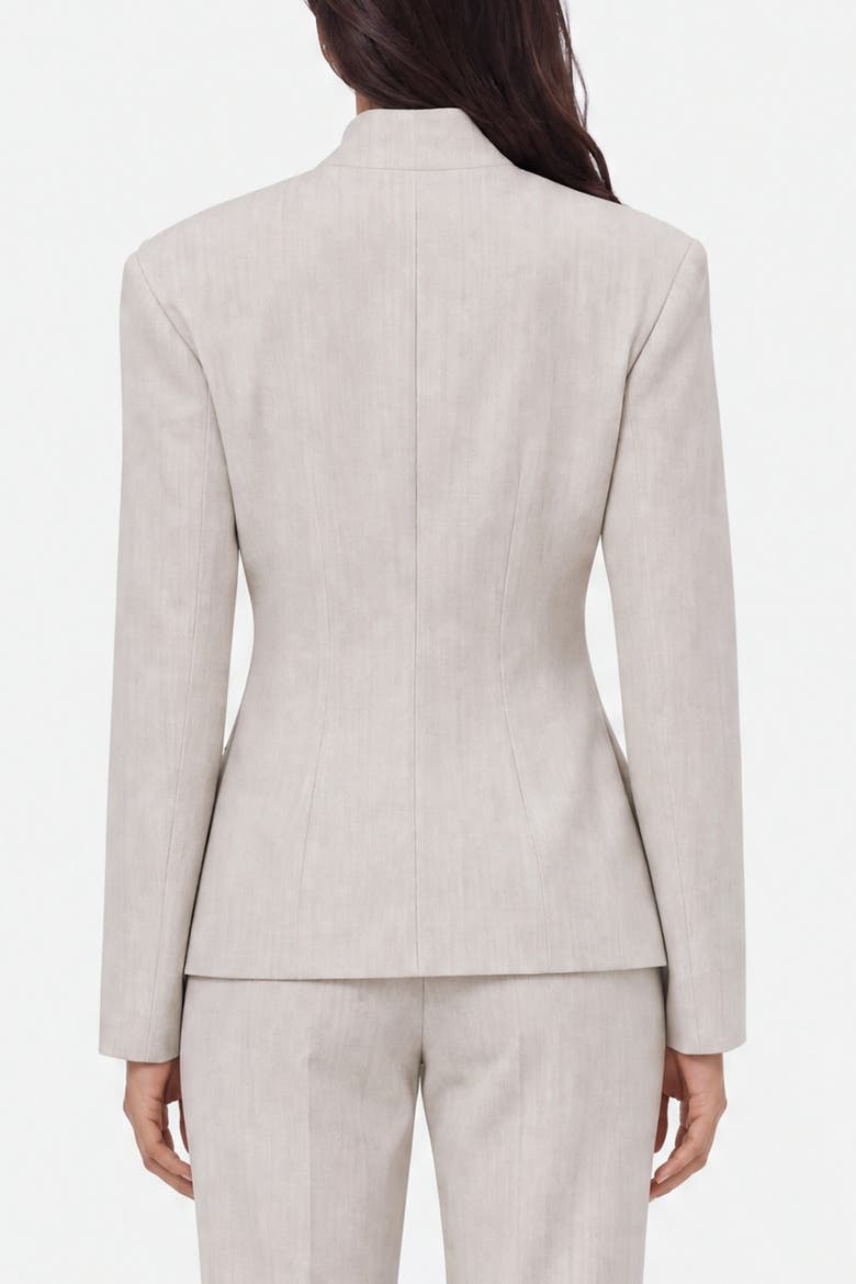 Relaxed Cotton Blazer, Alternate, color, Grey