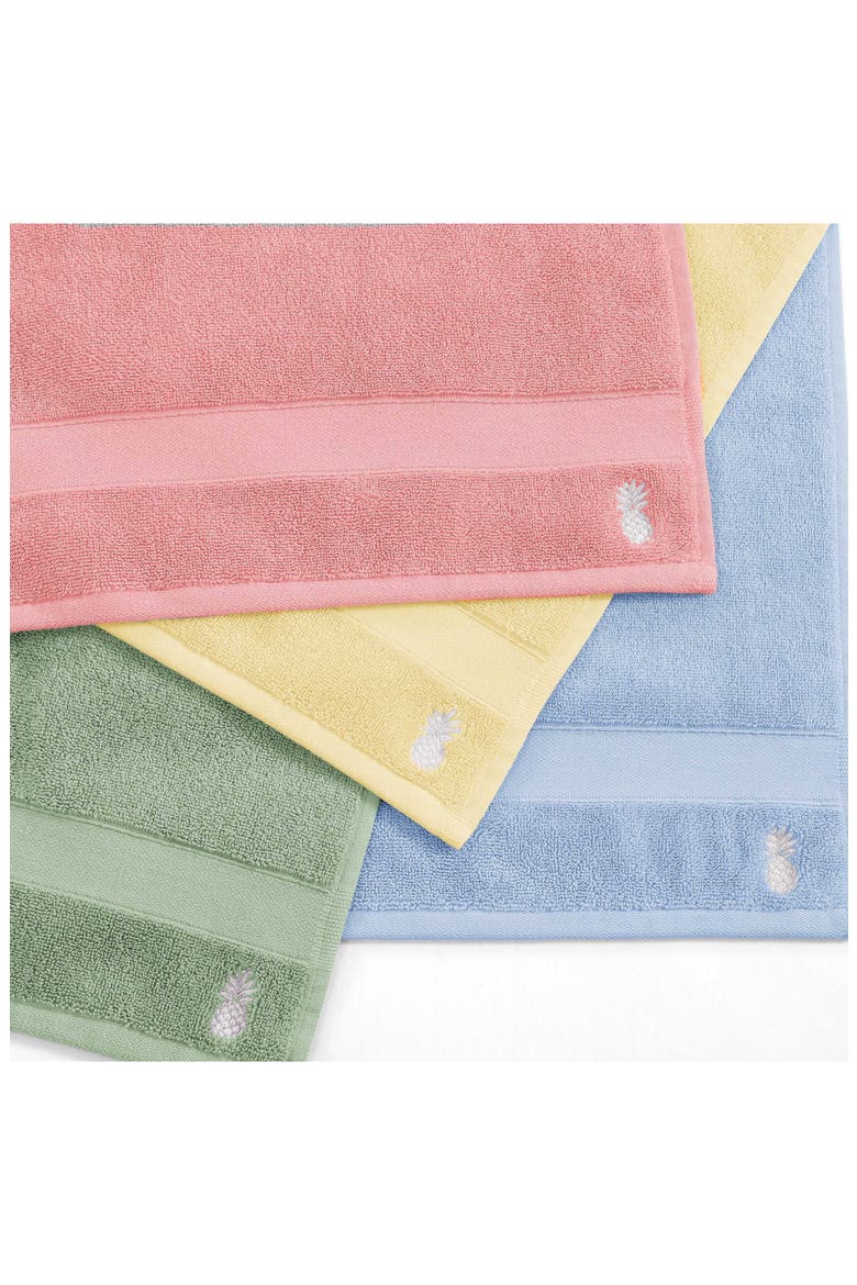 Pineapple Bay 6-Piece Towel Set, Alternate, color, LIGHT BLUE