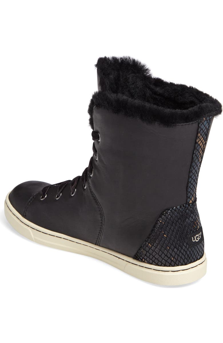 UGG<sup>®</sup> Croft Exotic Velvet Sneaker, Alternate, color,
