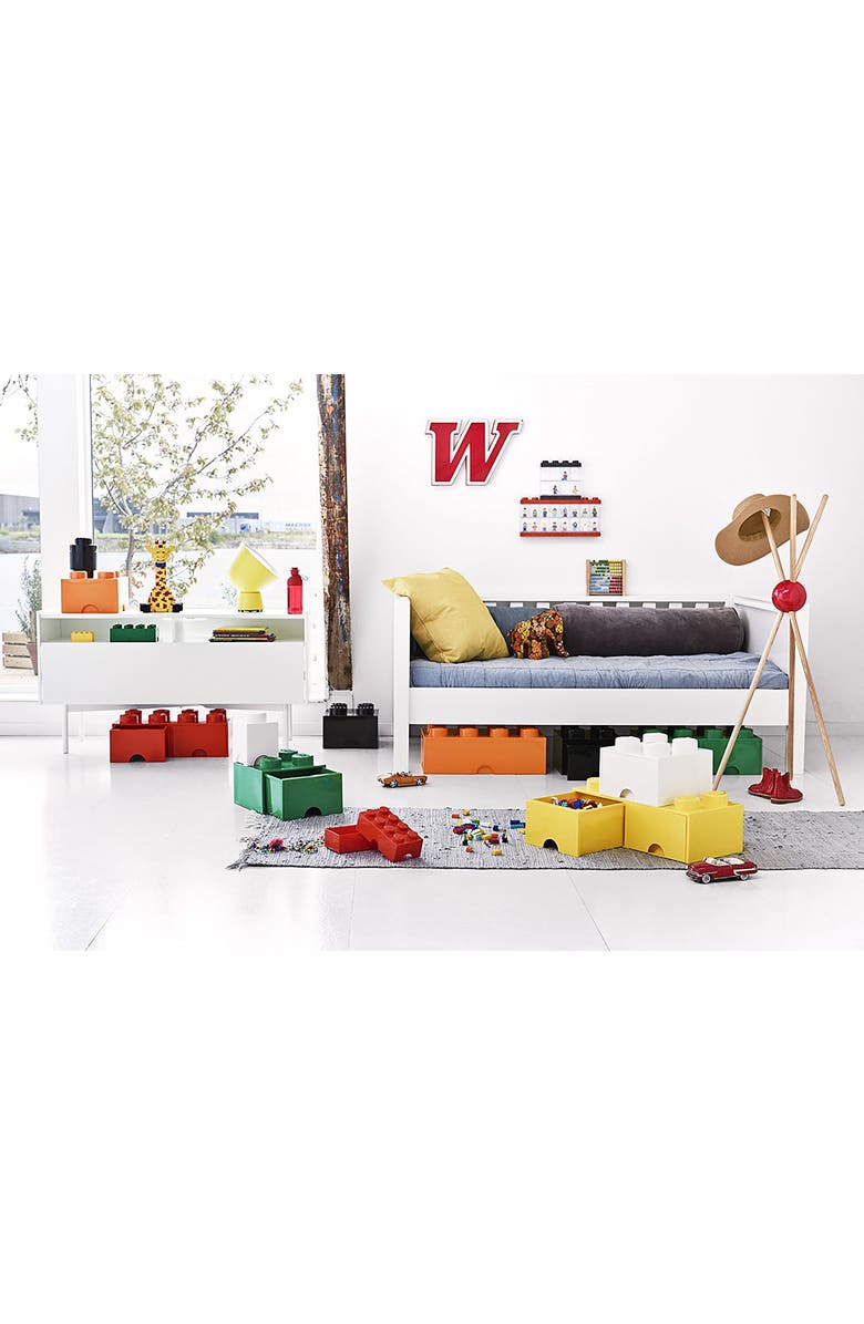 LEGO Storage Brick Drawer, Alternate, color, Red