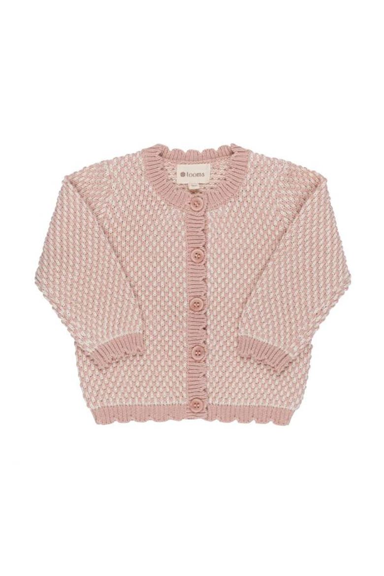 Looms Bubble Knit Collection - Cardigan, Main, color, Mauve