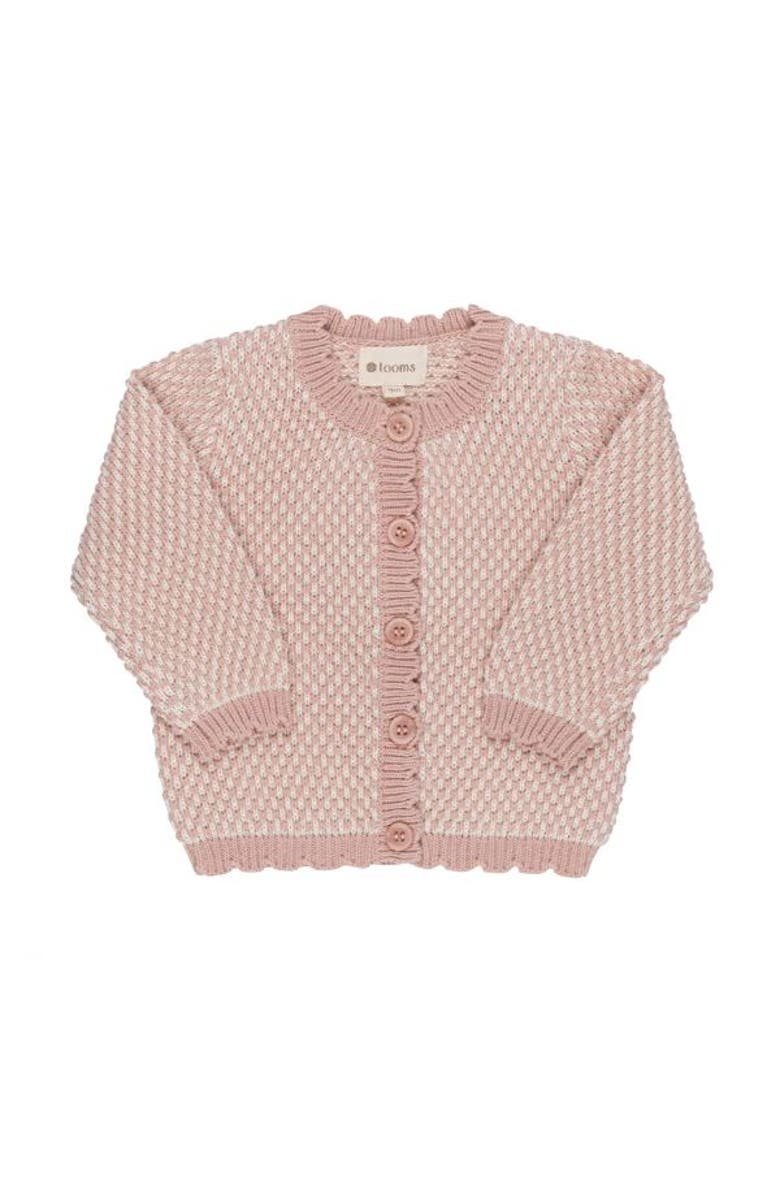 Ely's & Co. Looms Bubble Knit Collection - Cardigan, Main, color, Mauve