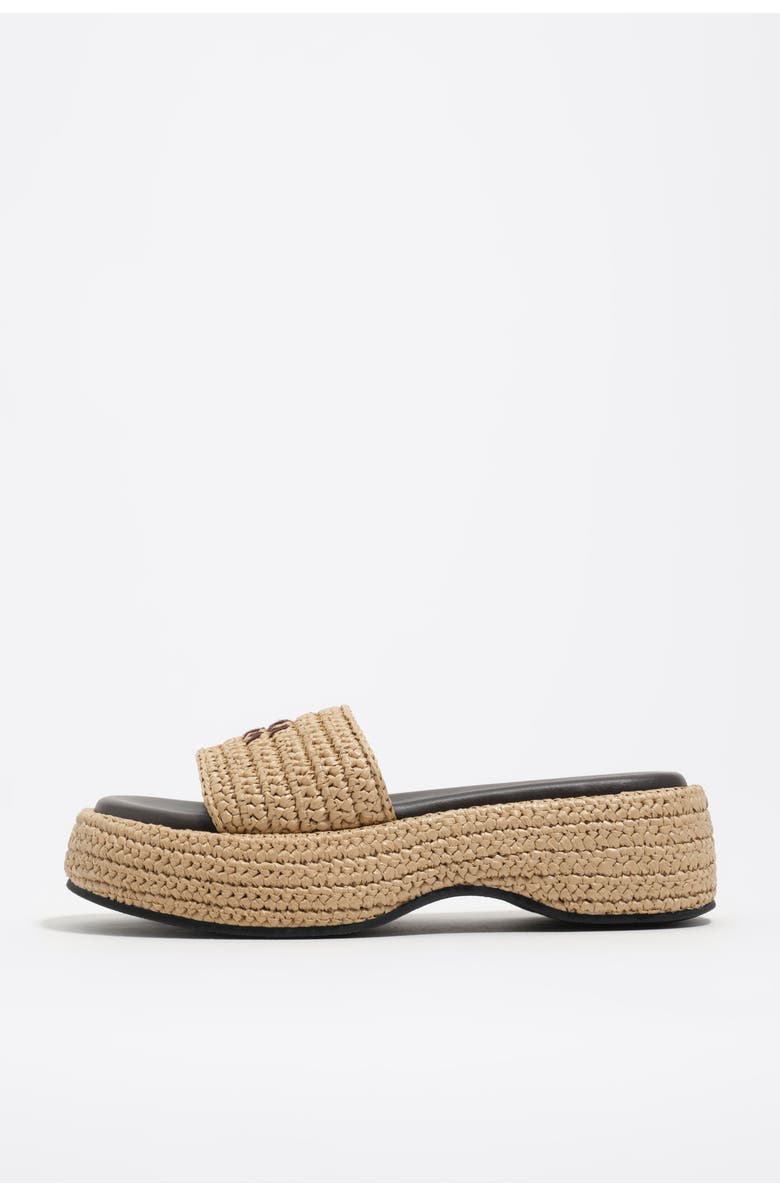 Bimba y Lola Raffia Sandals, Main, color, Natural