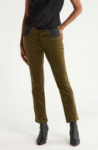 Maternity Cindy High Waist Straight Leg Corduroy Jeans