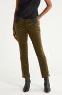 PAIGE Maternity Cindy High Waist Straight Leg Corduroy Jeans