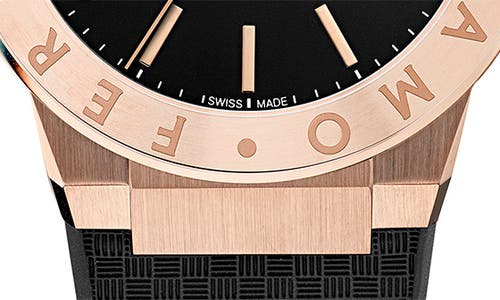Ferragamo Gancini 41mm In Ip Rose Gold