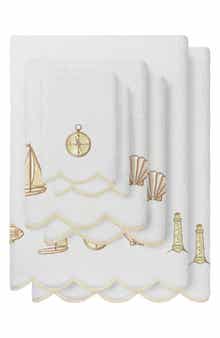 Sea Joy Scallop 6-Piece Embellished Towel Set
