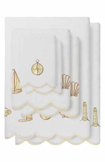 Sea Joy Scallop 6-Piece Embellished Towel Set