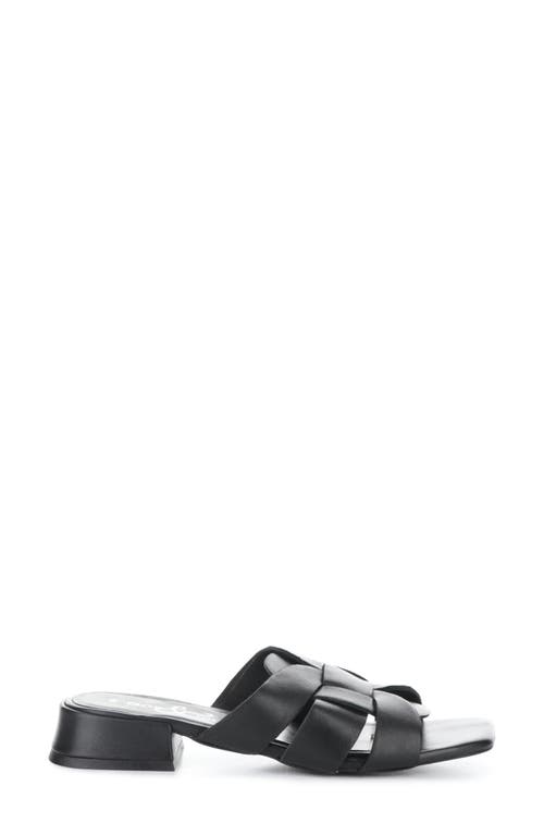 Bos. & Co. Ellis Slide Sandal In Black