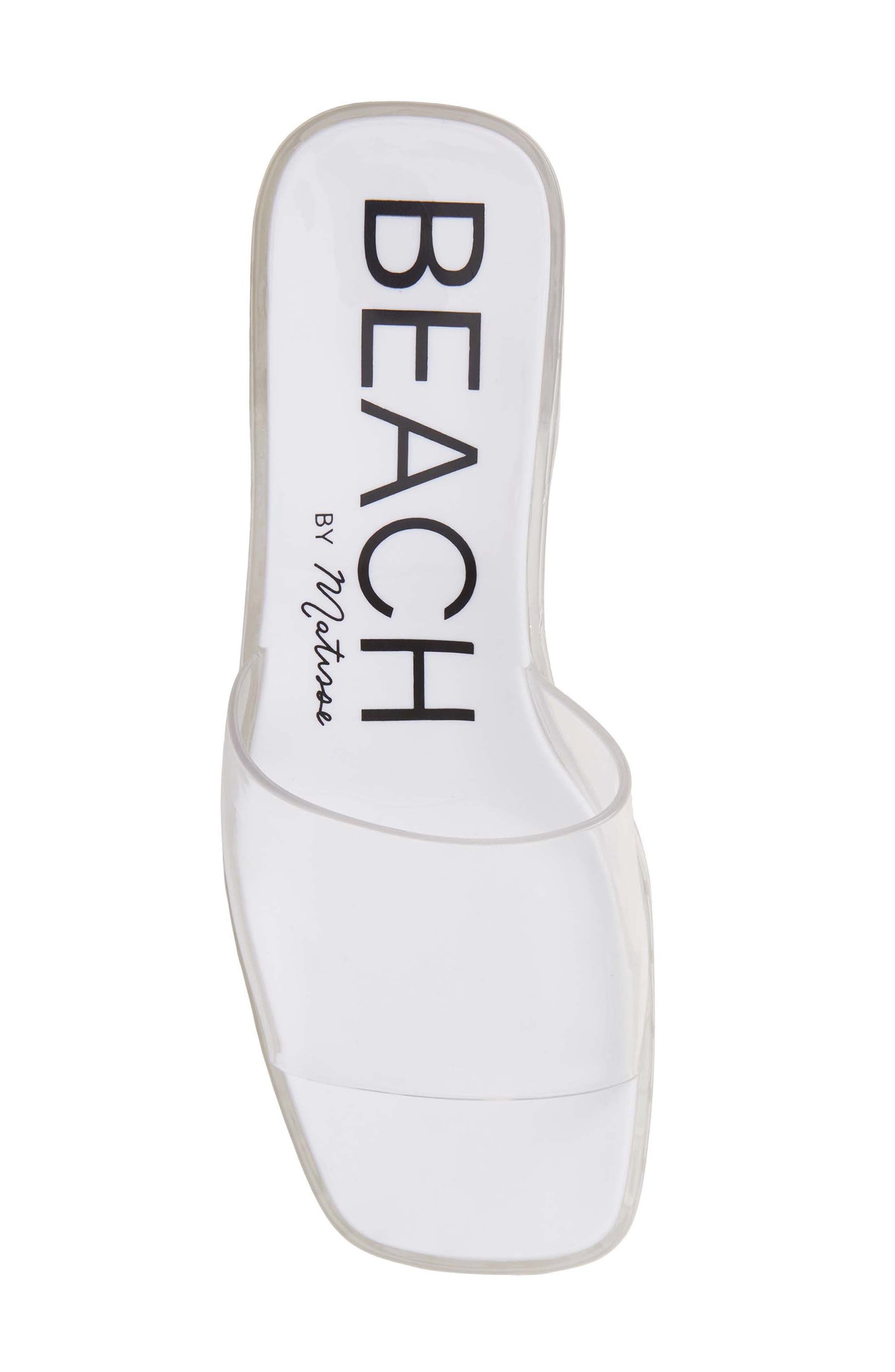 Wade Slide Sandal, Alternate, color, CLEAR