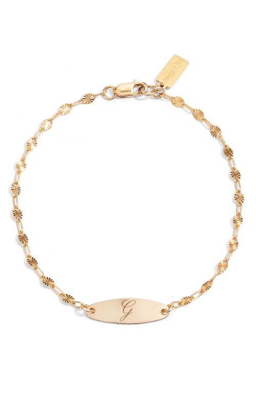 Set & Stones Bank Initial Bracelet