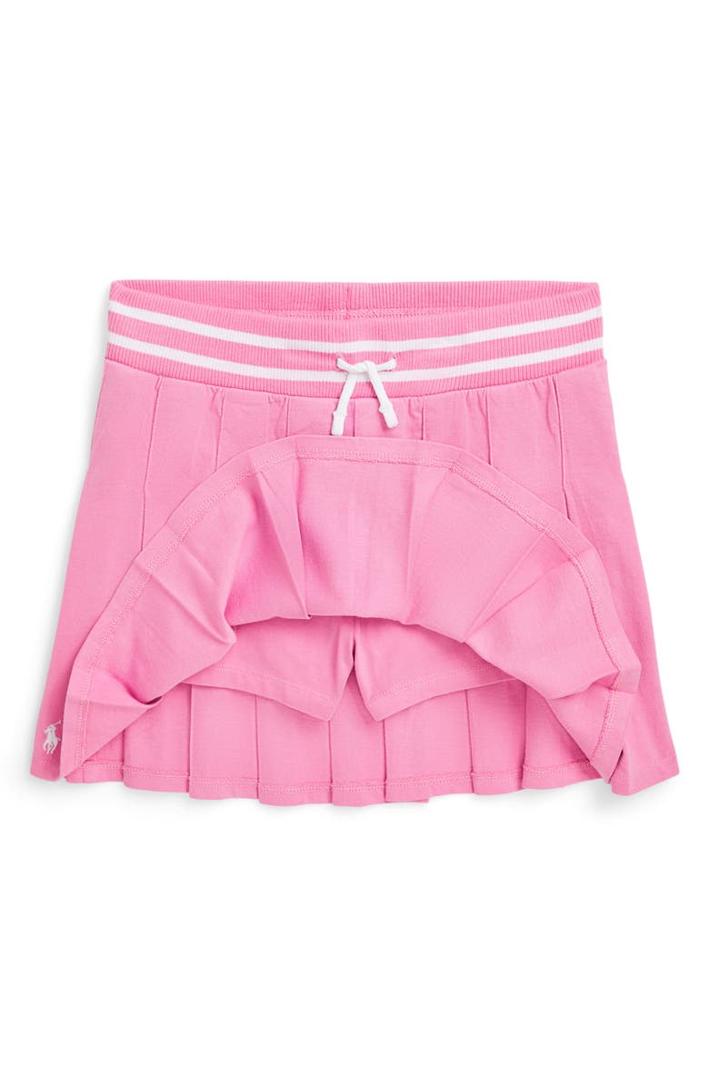 Polo Ralph Lauren Kids' Pleated Cotton Jersey Skort, Alternate, color, 