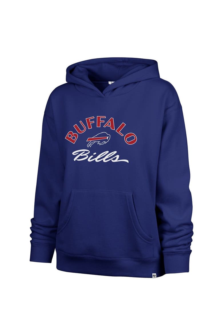 Women's '47 Royal Buffalo Bills Plus Size Whirlwind Naomi Hoodie, Alternate, color, Royal