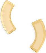Karine Sultan Enamel Stud Earrings