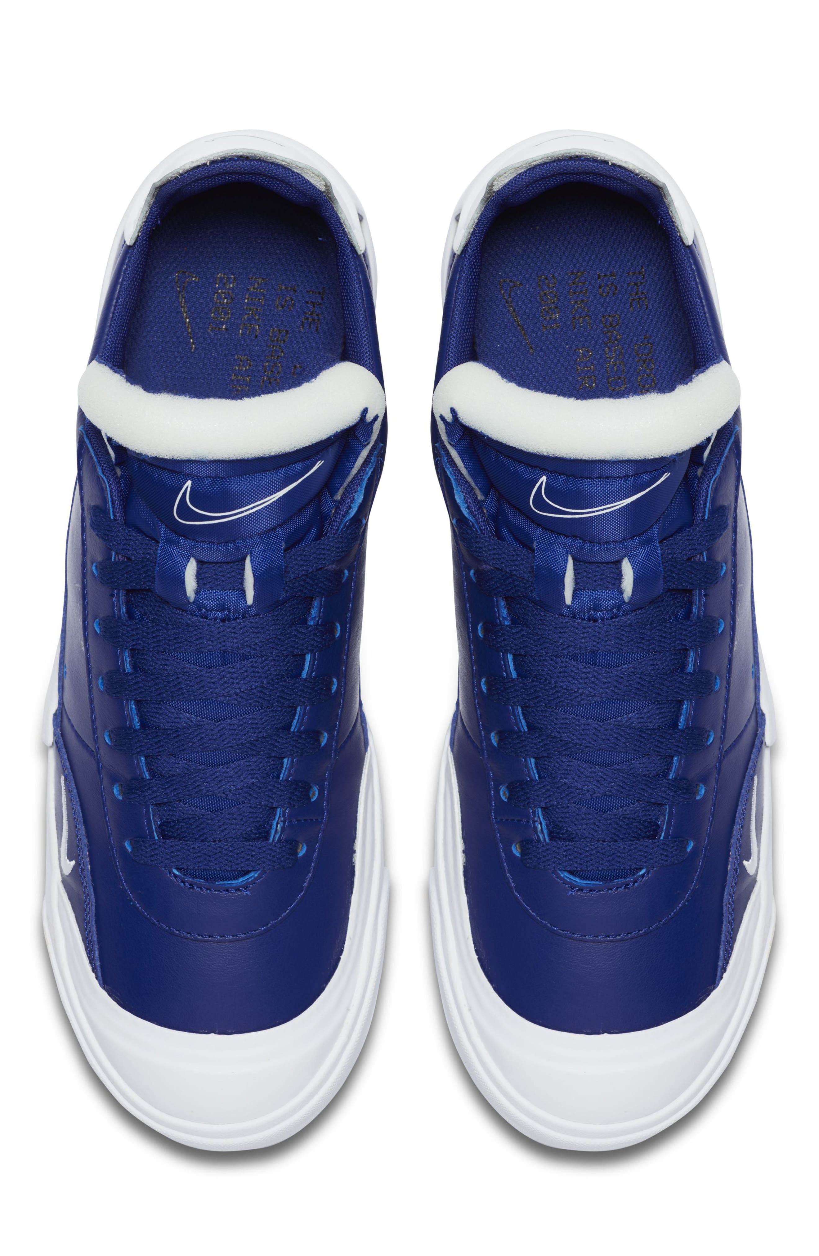Drop-Type Premium Sneaker, Alternate, color, DEEP ROYAL BLUE/ BLACK/ WHITE