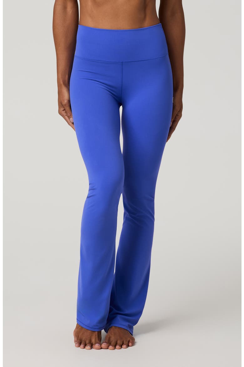 AllTheFeels™ High Waist Slim Flare Pants, Main, color, ELECTRIC BLUE