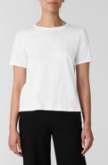 Eileen Fisher Organic Cotton Crewneck T-Shirt