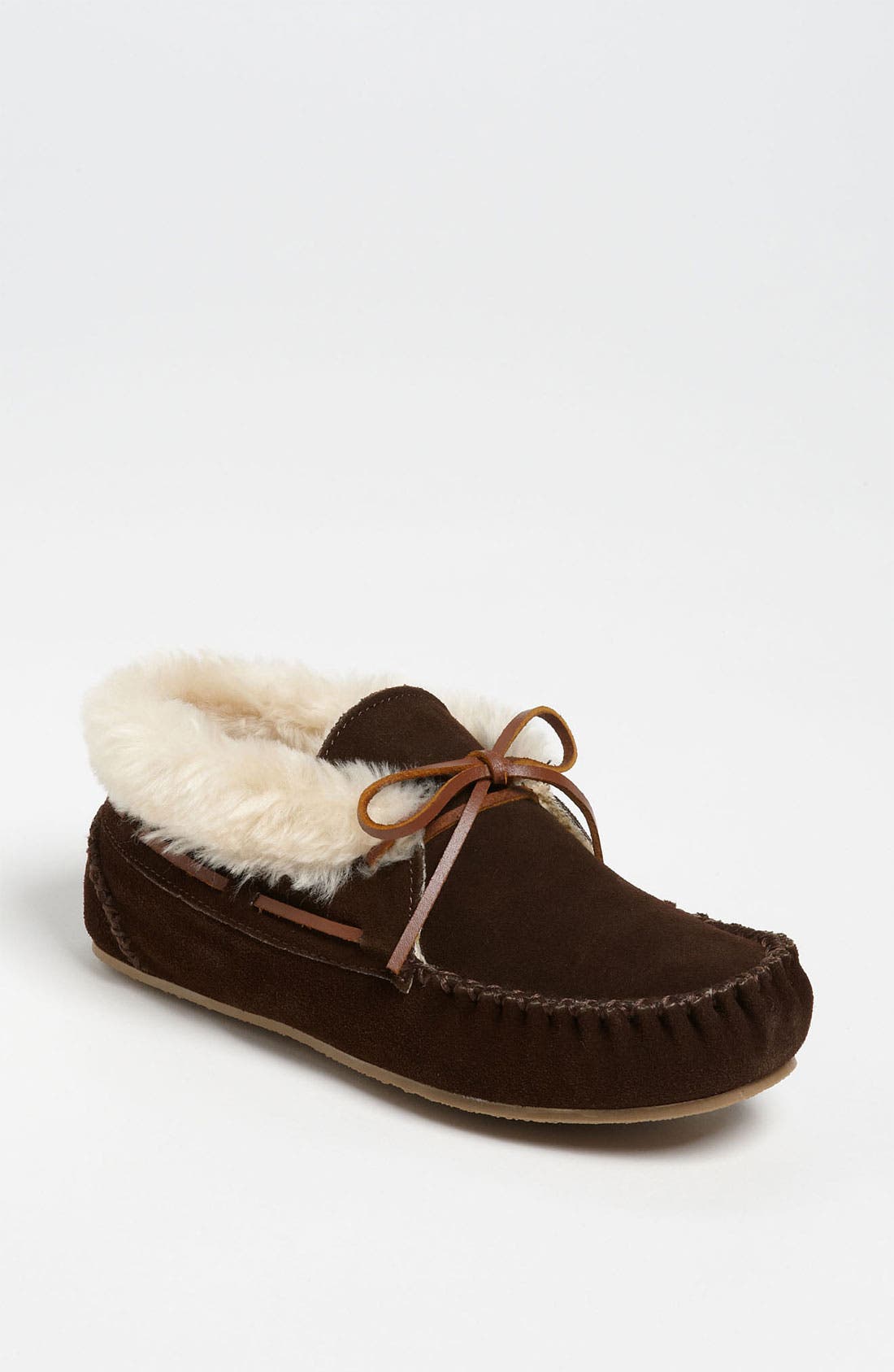 Chrissy Slipper Bootie, Main, color, CHOCOLATE SUEDE
