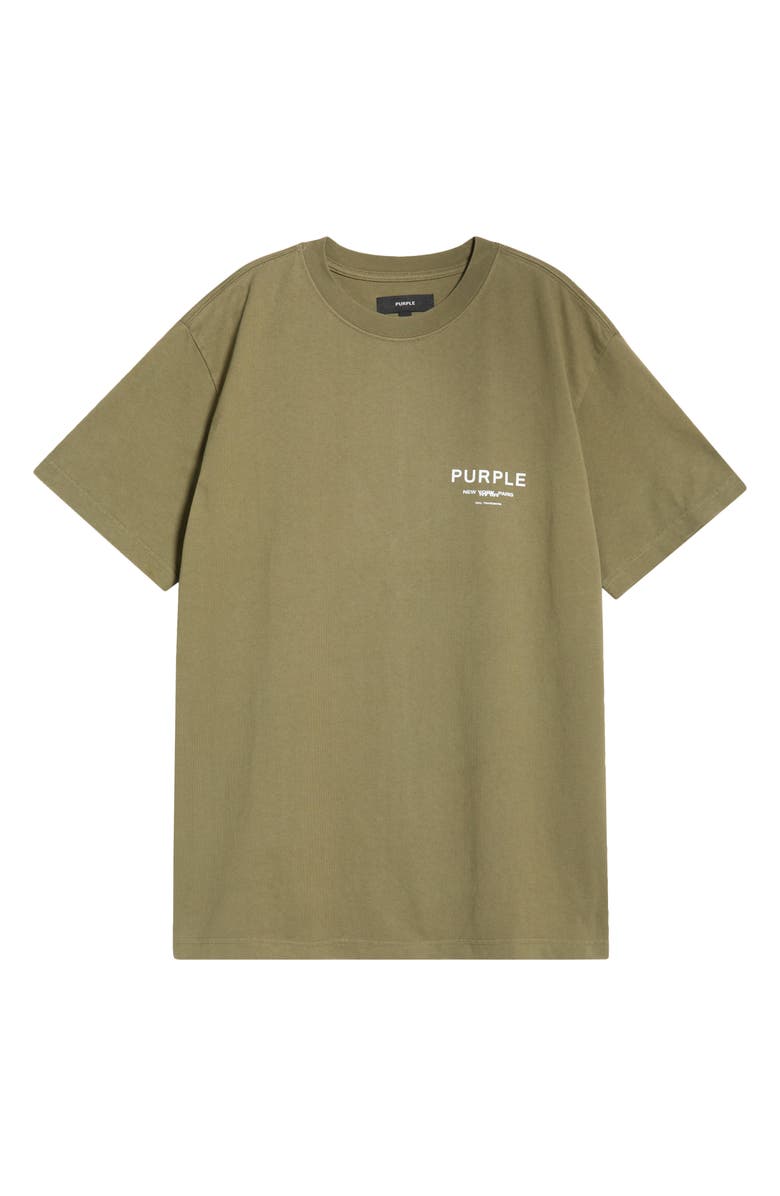 PURPLE BRAND Logo Graphic T-Shirt, Main, color, Green